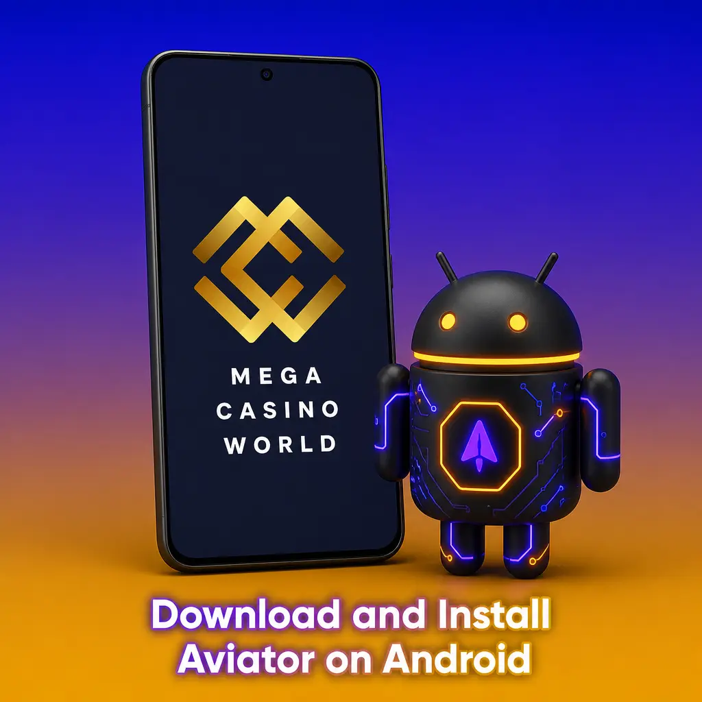 Downloading the Aviator app on an Android phone